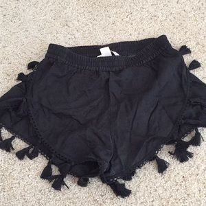 Black, fun, summer shorts!